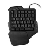 Teclado One-handed para jogos LOL/PUBG/FF